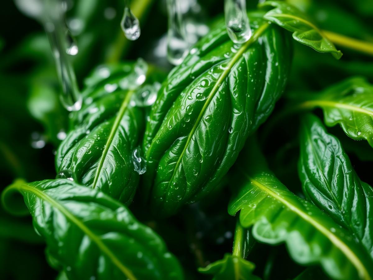 Fresh Greens — Washed, graded, and packed for institutions