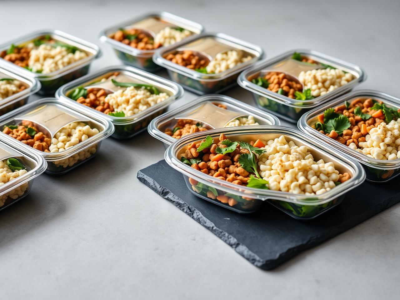 Ready-to-serve kosher meal trays prepared for institutional delivery